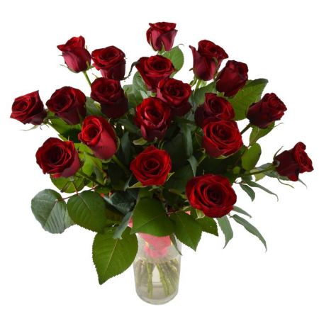 19 красных роз Вальбонн