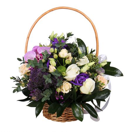 Delightful Basket of Flowers Kiev