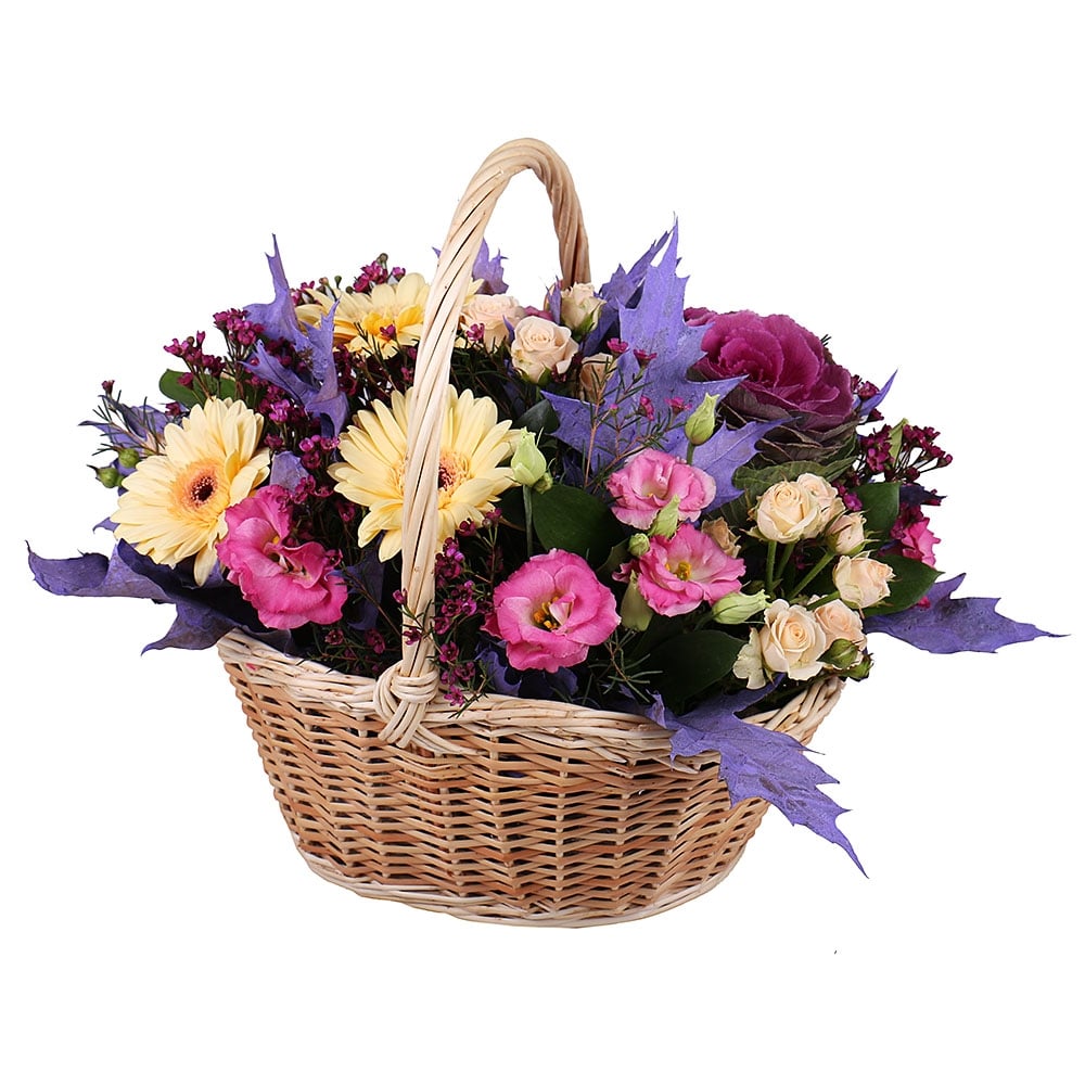 Basket of Flowers  Vishnevoe