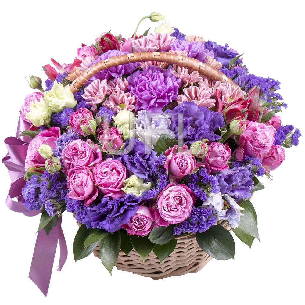 Корзина с цветами 267 $