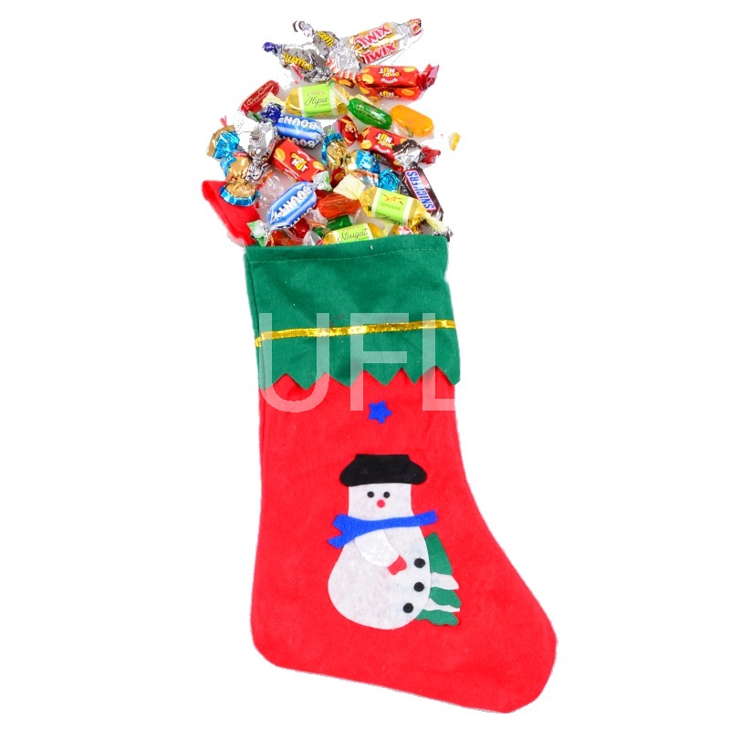 Christmas sock with sweets Christmas sock with sweets