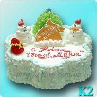  Букет Новорічний торт Астана
														