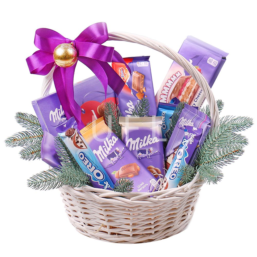 New Year basket Milka New Year basket Milka