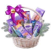 New Year basket Milka Kharkov