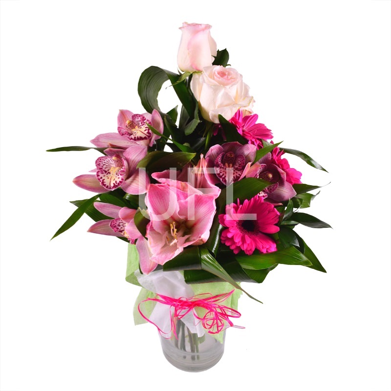 Оригинальный букет цветов с Днем Рождения Бирмингем (США)