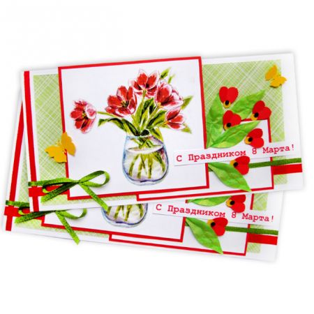 Greeting card on March 8 (2)