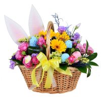 Easter flower basket