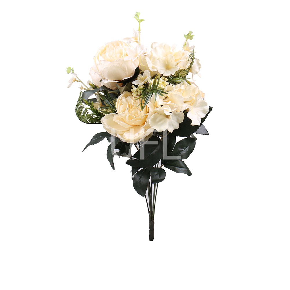 Artificial peony white