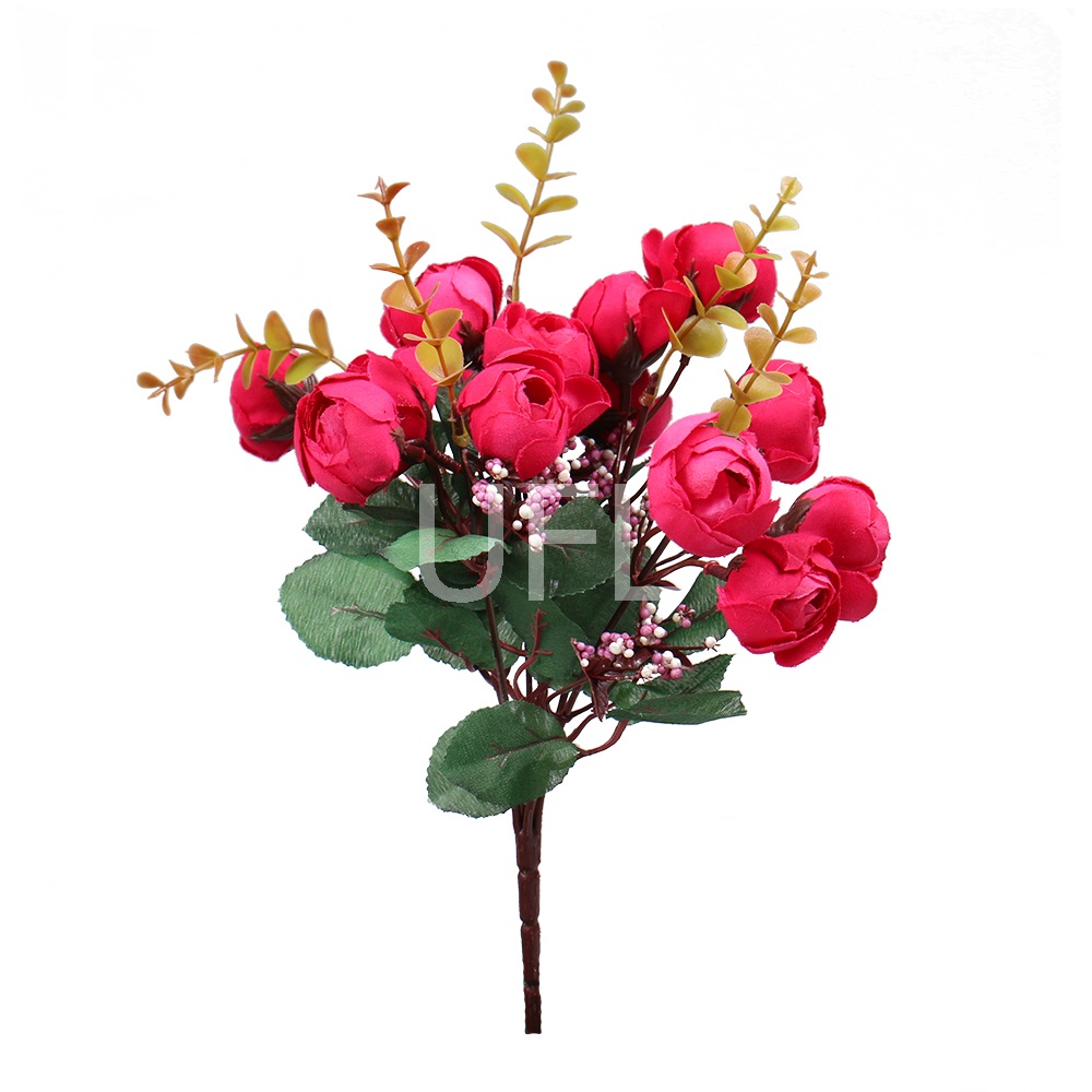 Artificial peony small with green Lugansk