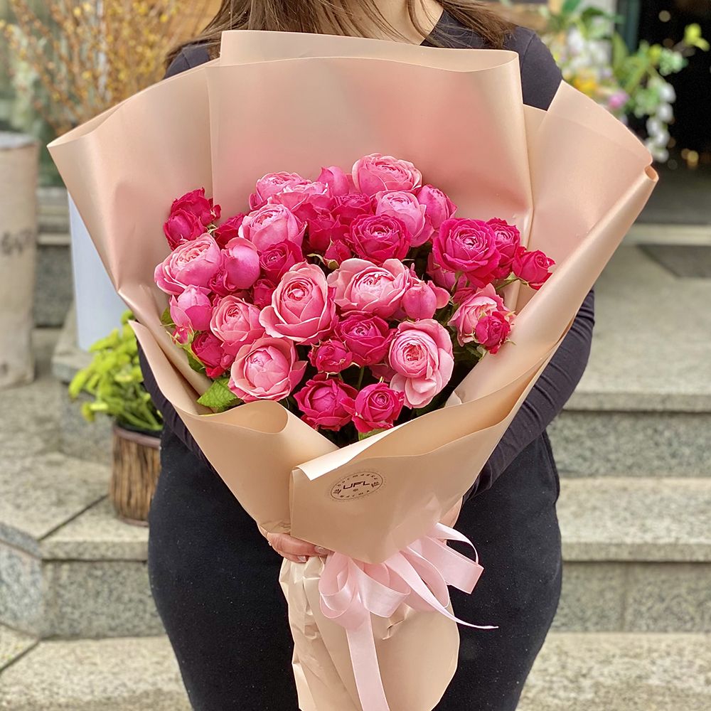  Bouquet Peony roses
													