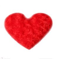 Подушка Красное сердечко