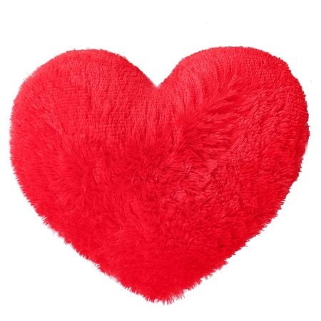 Подушка Красное сердце Гринбелт