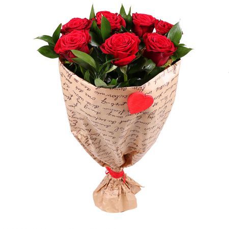 7 червоних троянд - Освідчення Діжон