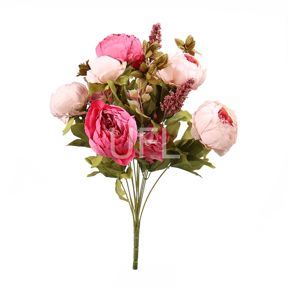 Artificial ranunculus bicolour