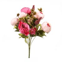 Artificial ranunculus bicolour