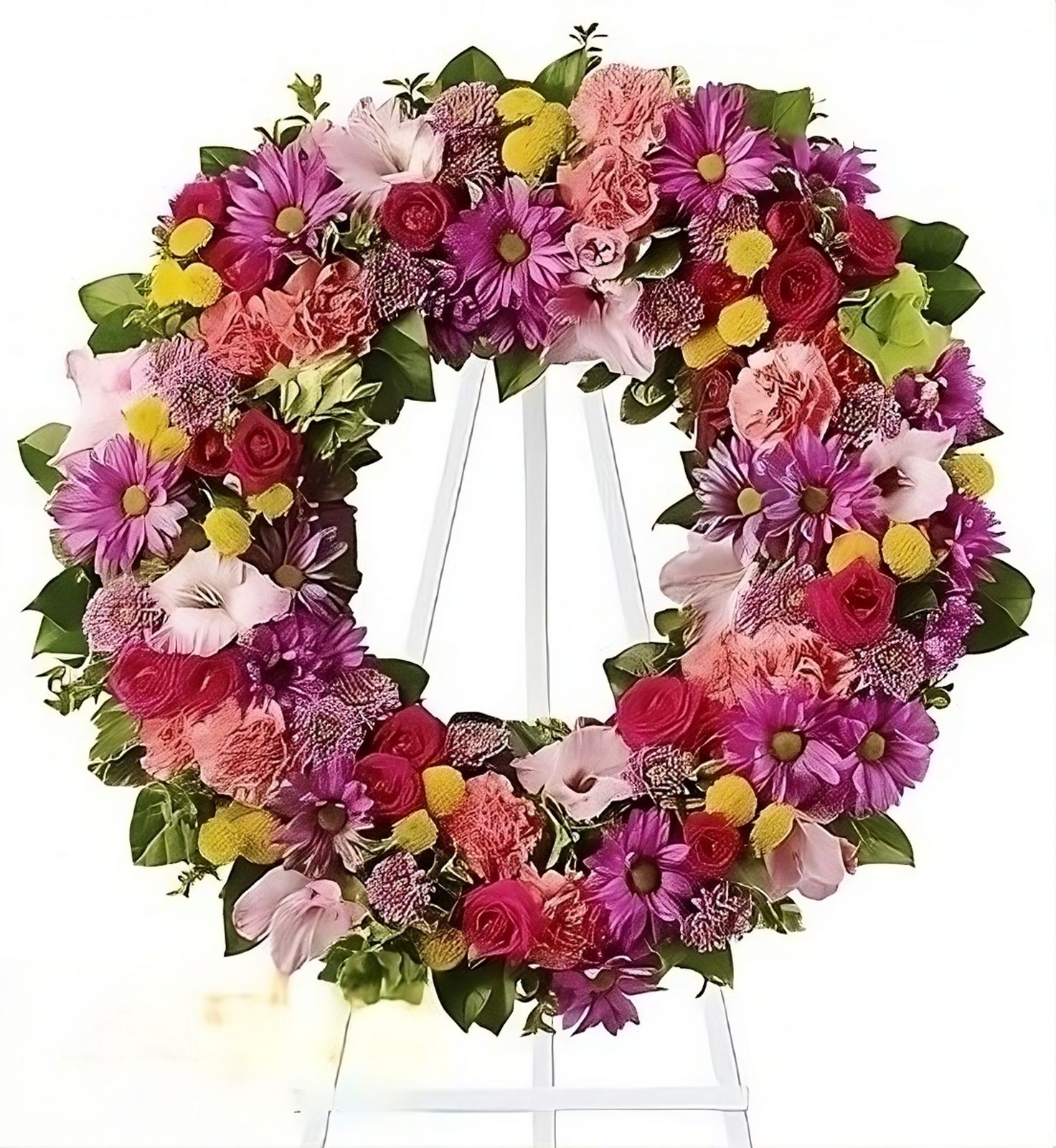 Ритуальная композиция из живых цветов № 10 Лёррах