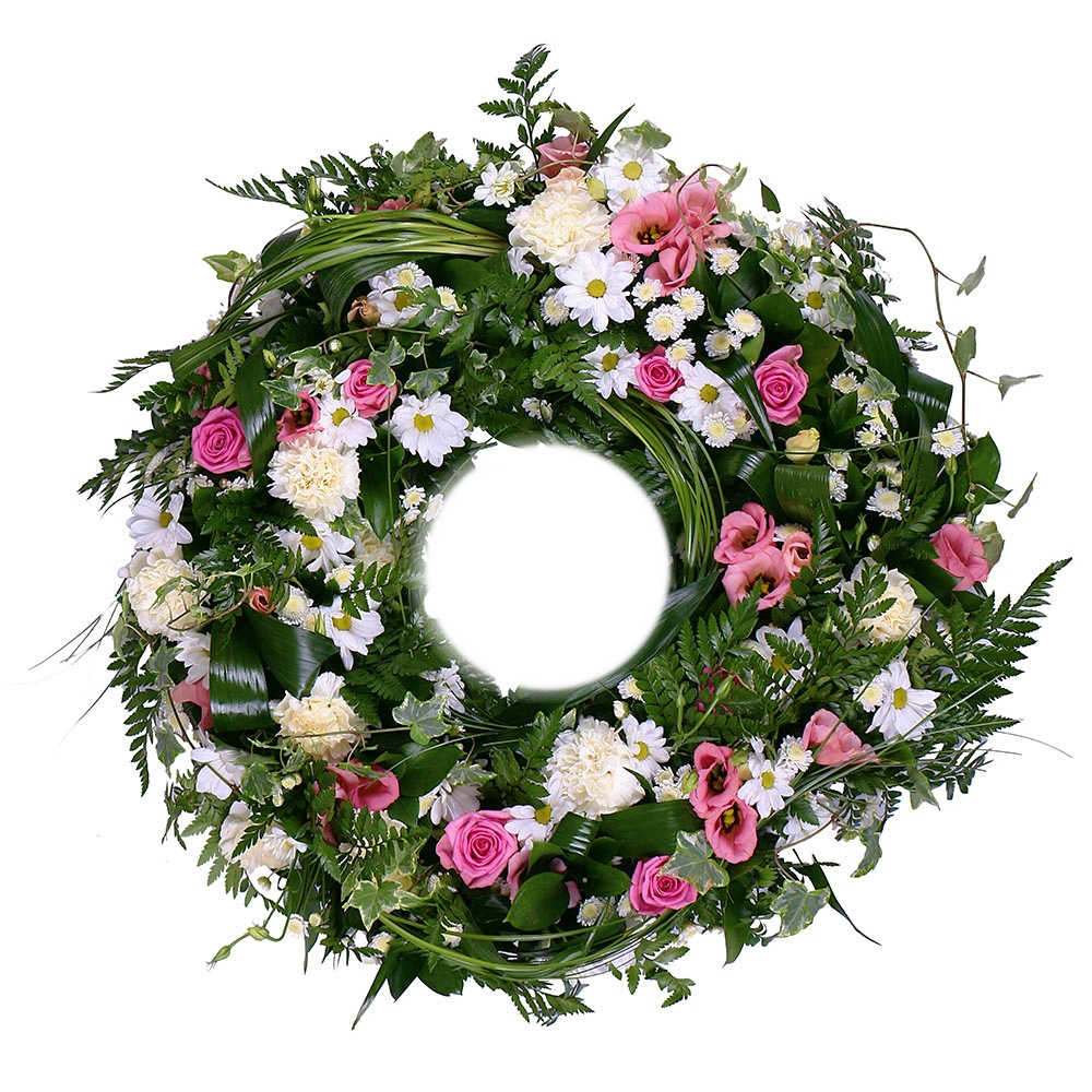 Funeral wreath of flowers Lugansk