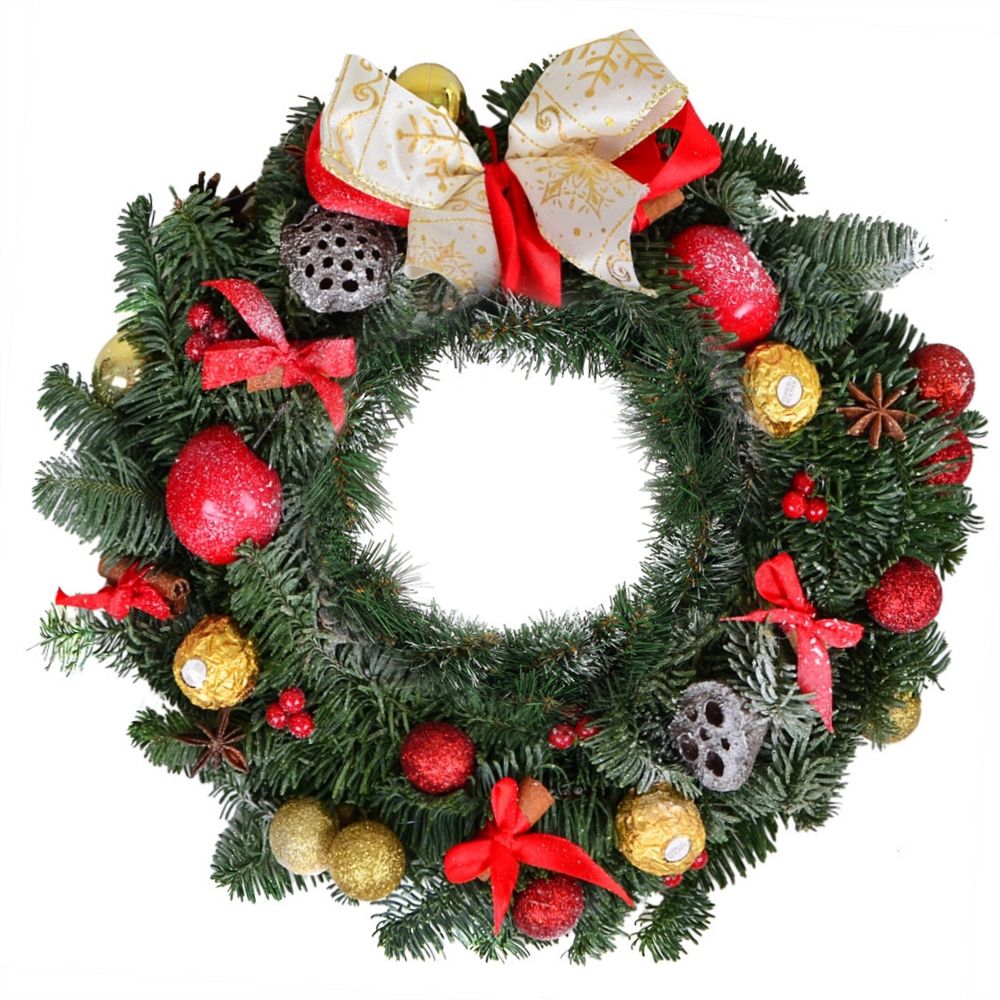  Bouquet Christmas wreath
													