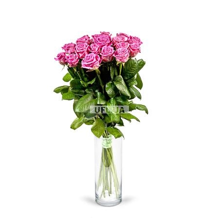 Розовая роза 50см Джохор-Бару