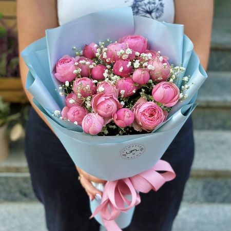 Букет цветов Розовые сны Капчагай