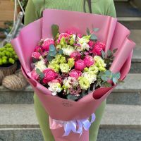 Pink mixed flowers