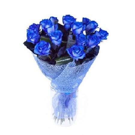 Букет из синих роз Сапфировый