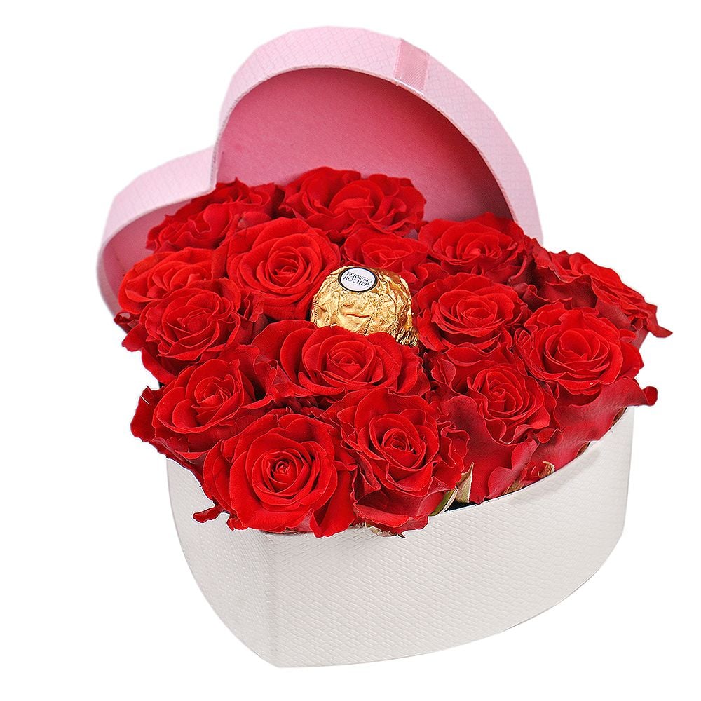 Серце з троянд Ель Торо Маріуполь (доставка тимчасово не виконується)