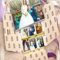 Шоколадний весільний набір (9 шоколадок з фото) Кременчук