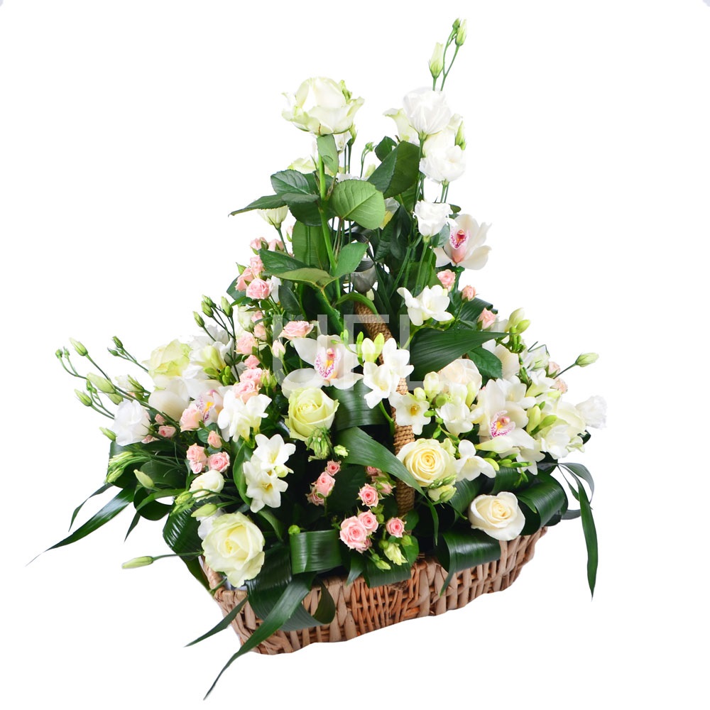  Bouquet Wedding basket
													