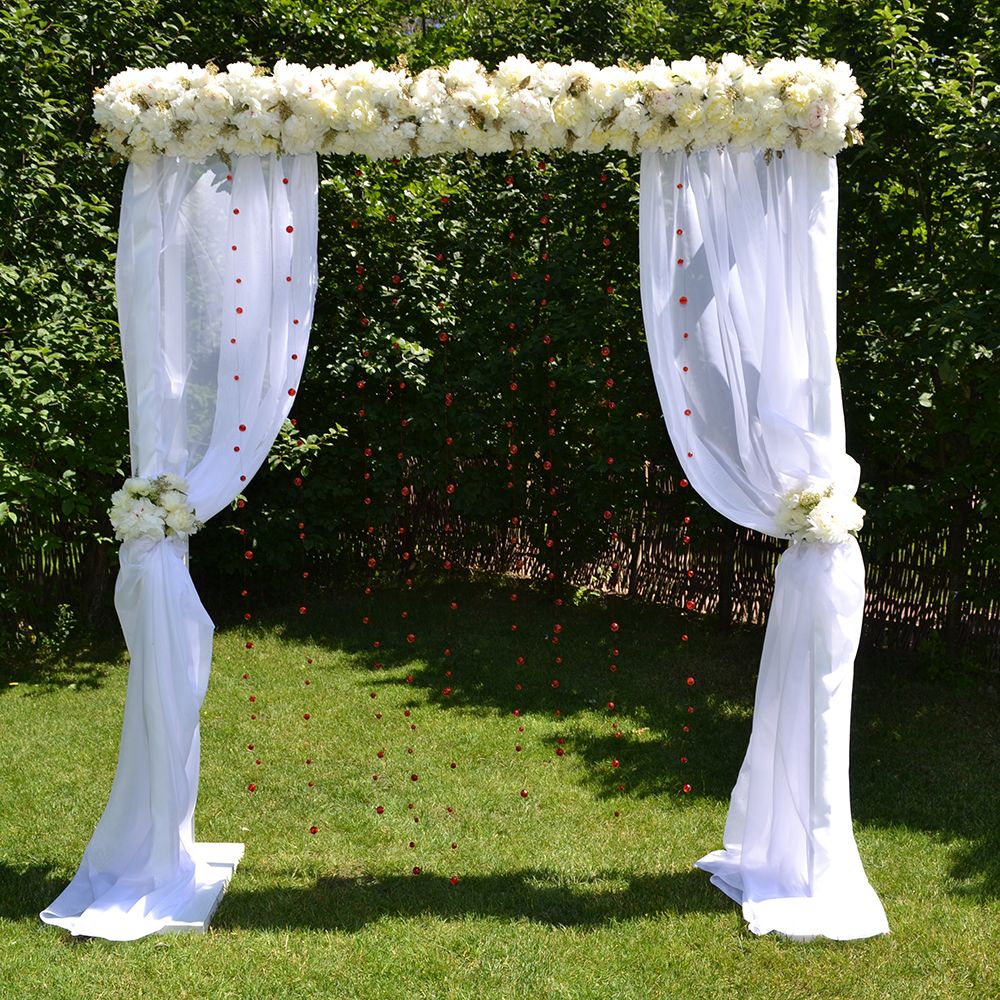 Свадебная цветочная арка из пионов Киев