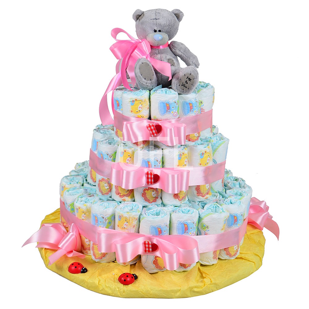  Bouquet Diaper cake
													