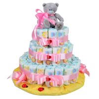  Bouquet Diaper cake
														