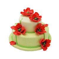 Cake to order - Poppies