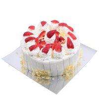 Cake with strawberry Kiev