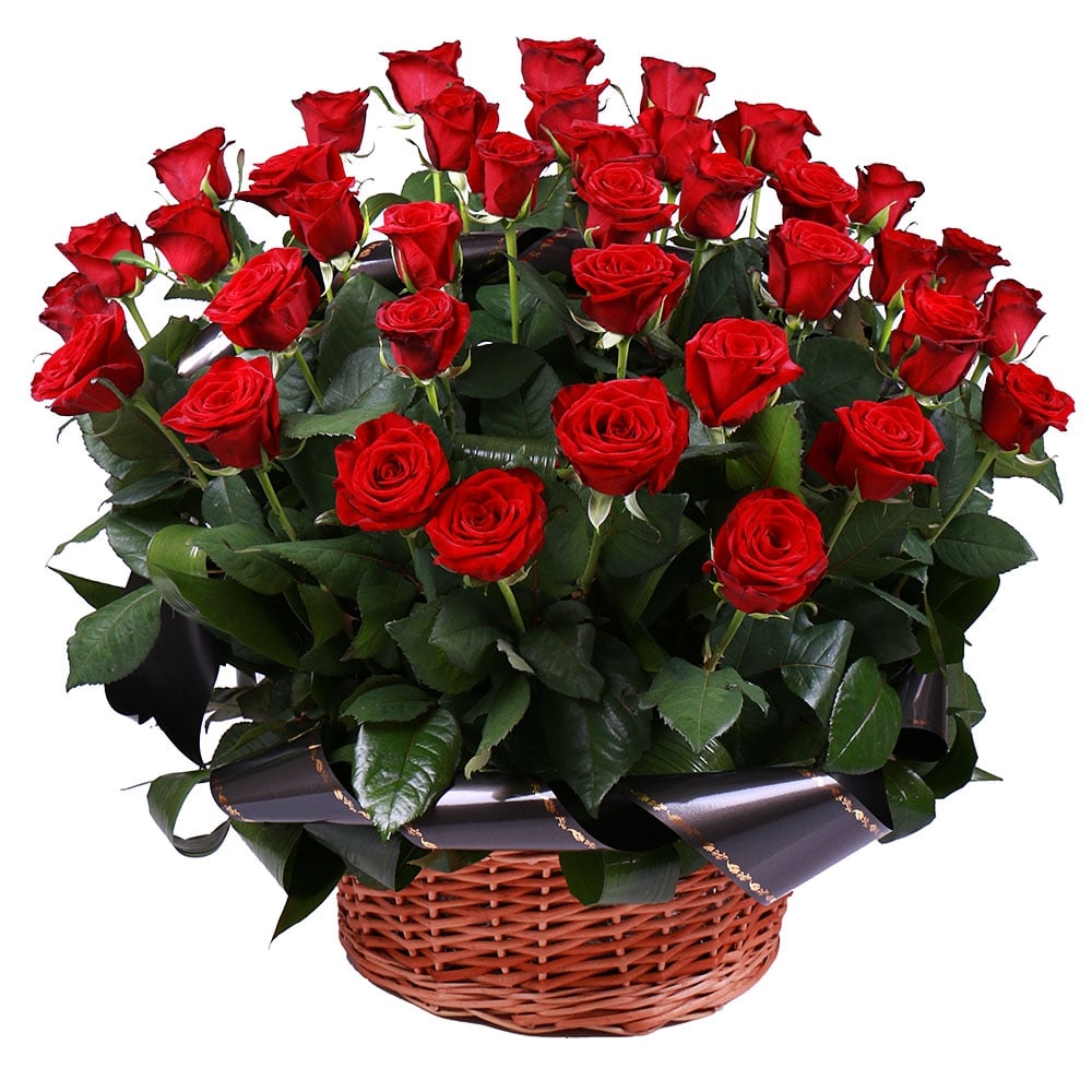 Funeral basket of roses Mangush