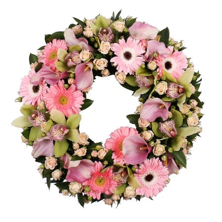 Funeral Wreath for Young Girl Effe