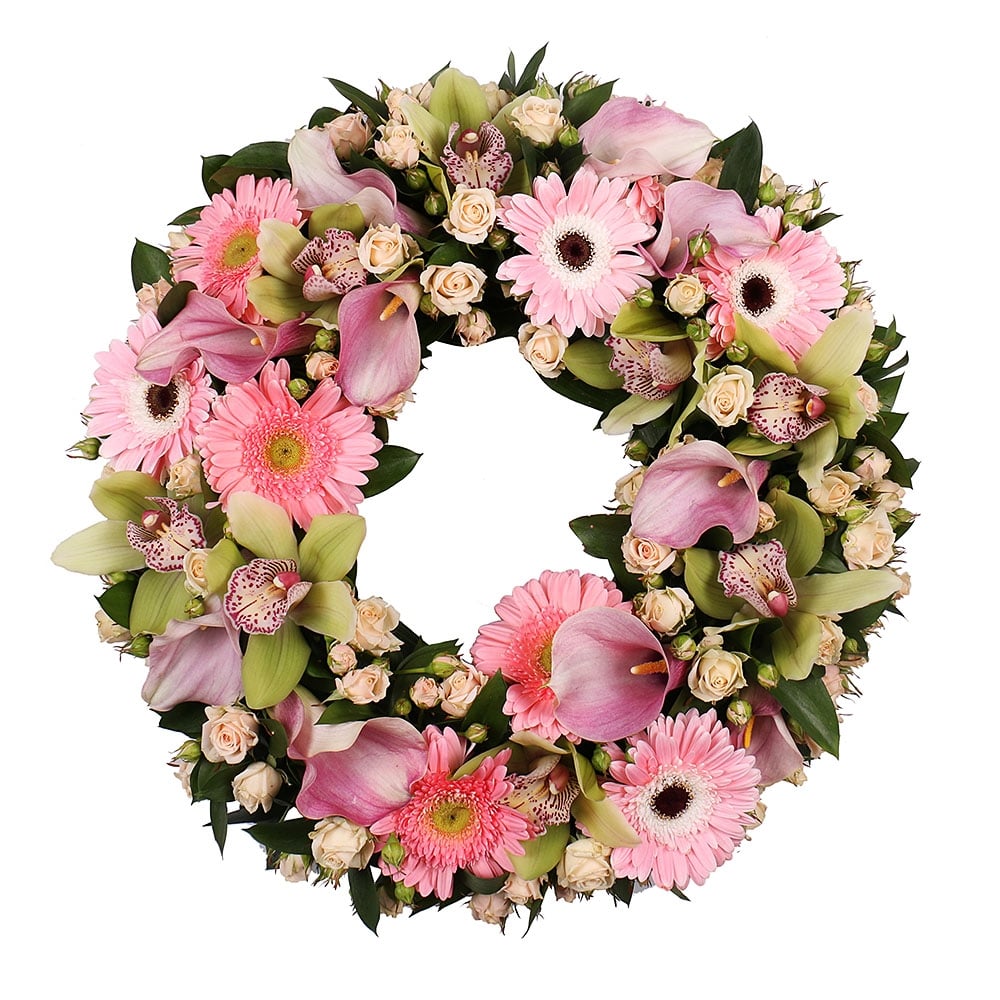 Funeral Wreath for Young Girl Hinterbruhl