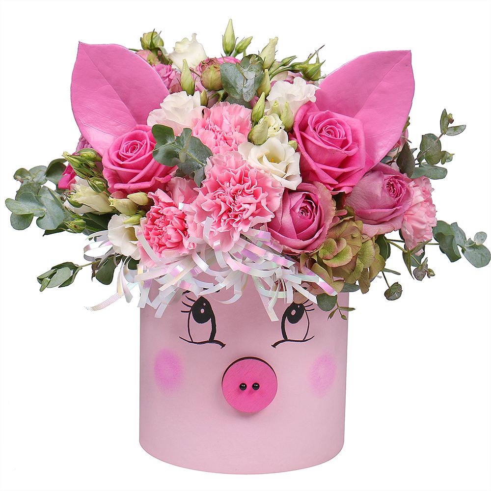 Flower little pig Flower little pig