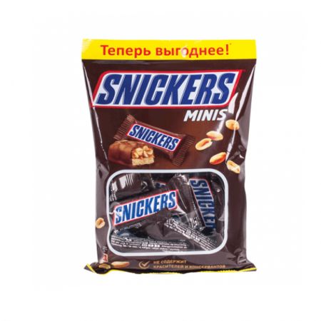 Packing of chocolate bars Snickers (180 g)