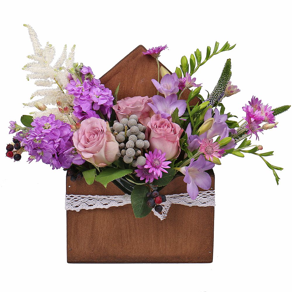  Bouquet Lilac envelope
													