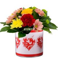 Bouquet of flowers Valentine Belaya Сerkov (Bila Cerkva)
														