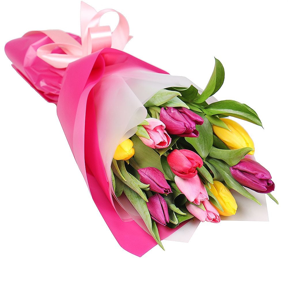Весенний привет 11 тюльпанов Бекабад