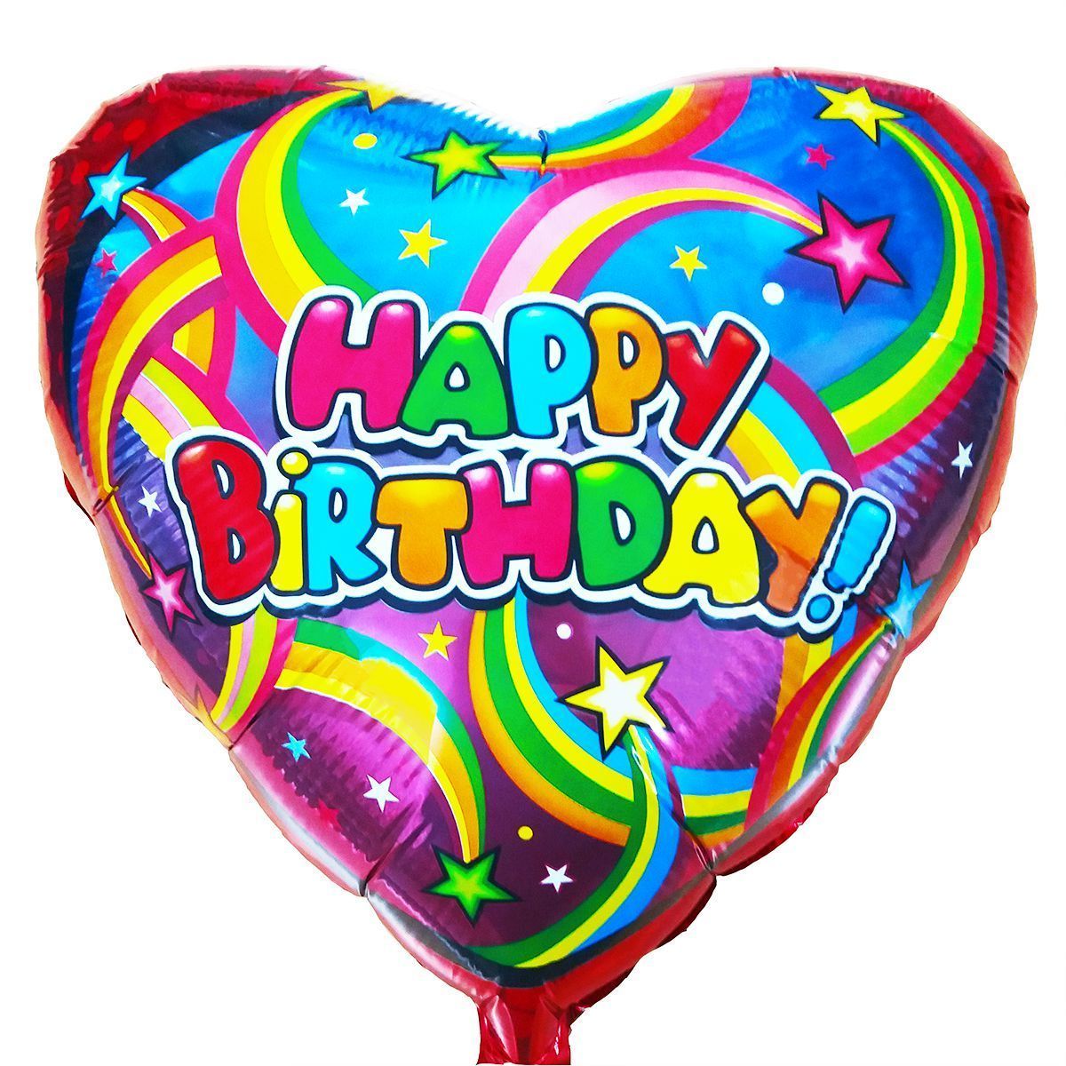 Воздушный шарик «Happy Birthday»  Оуберн