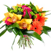 Букет цветов Яркий Луанда
														