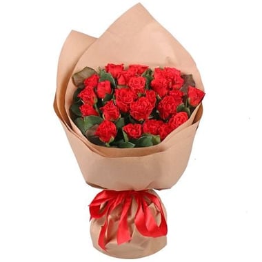 25 красных роз Упплэндс Васби