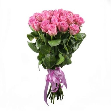 Быть с тобой 25 розовых роз Хадыженск