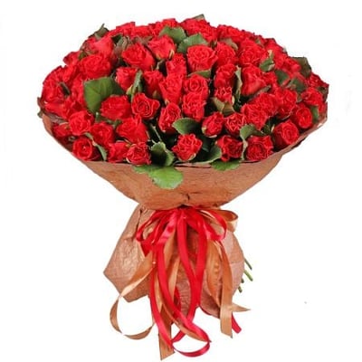 101 красная роза Эль-Торо Ним