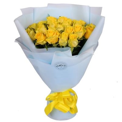 25 yellow roses Kiev