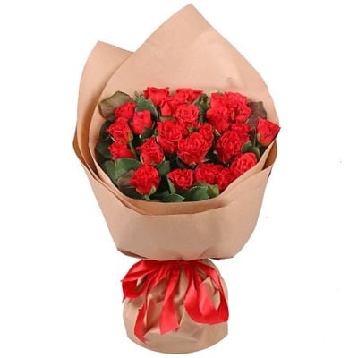 25 красных роз Салерно