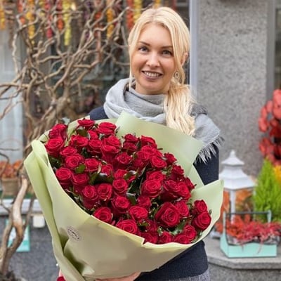 51 красная роза Акция Николаев